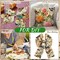 60PCS 10" x 10" Vintage Butterfly Quilt Fabric Squares – Floral & Butterfly Patchwork Precut Bundle for Sewing, DIY Crafts & Summer Projects